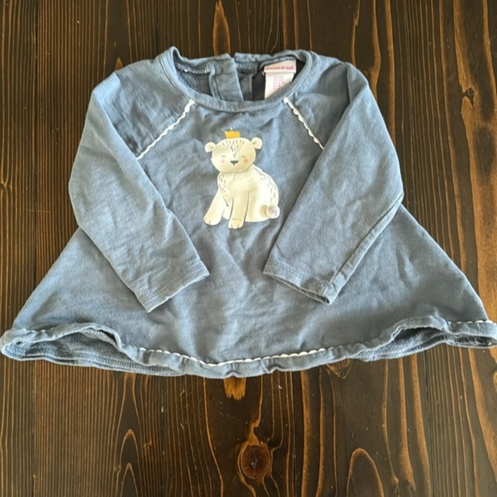 Maggie & Zoe Polar Bead Top (18months)